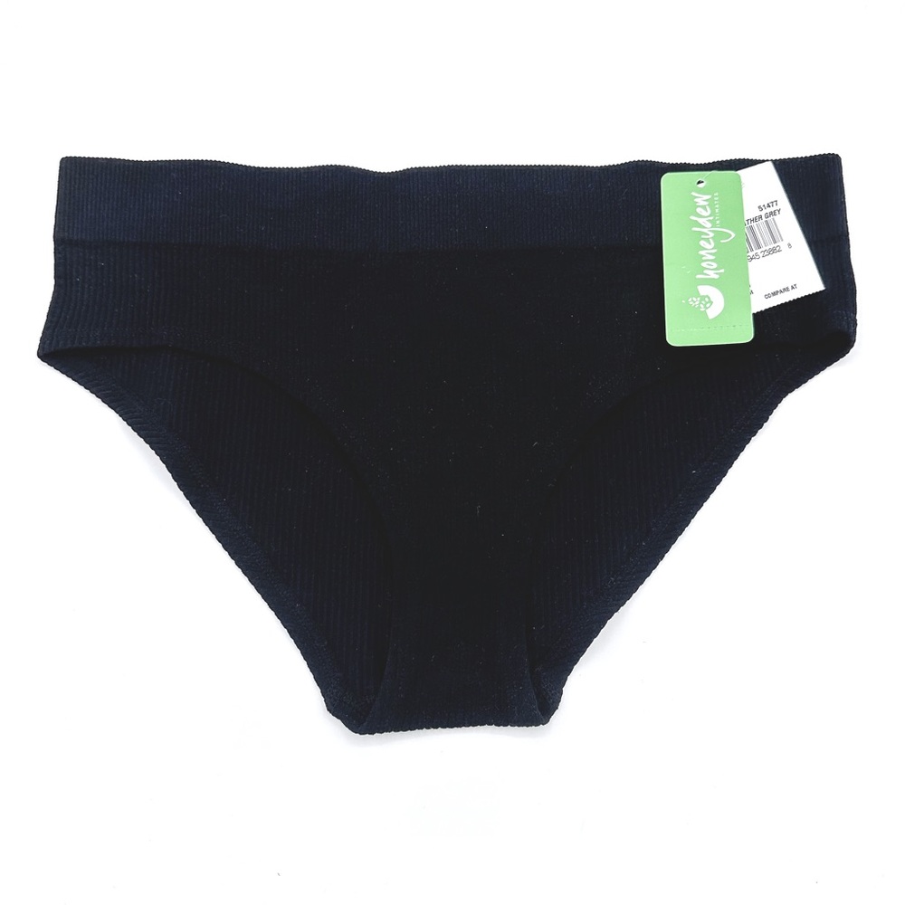 Honeydew Intimates Black Ribbed Hip Hugger Panty
